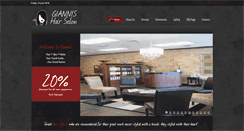 Desktop Screenshot of giannishairsalon.com